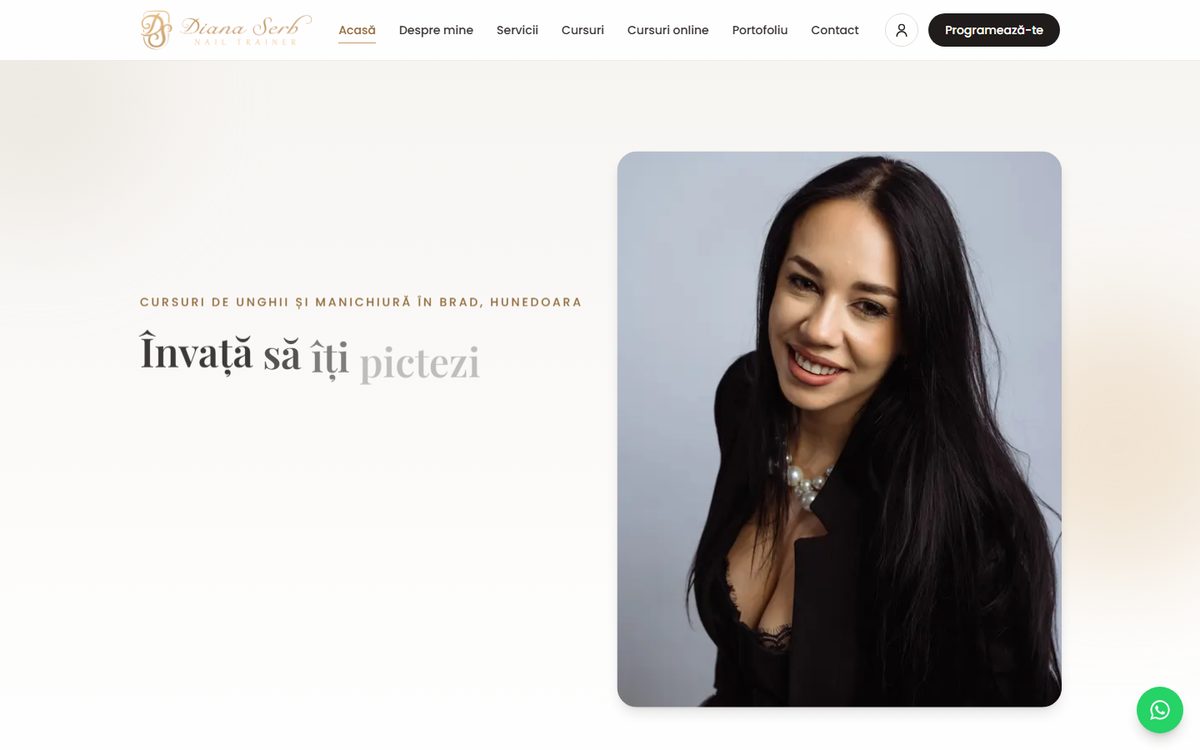 Captură Diana Șerb Nail Trainer