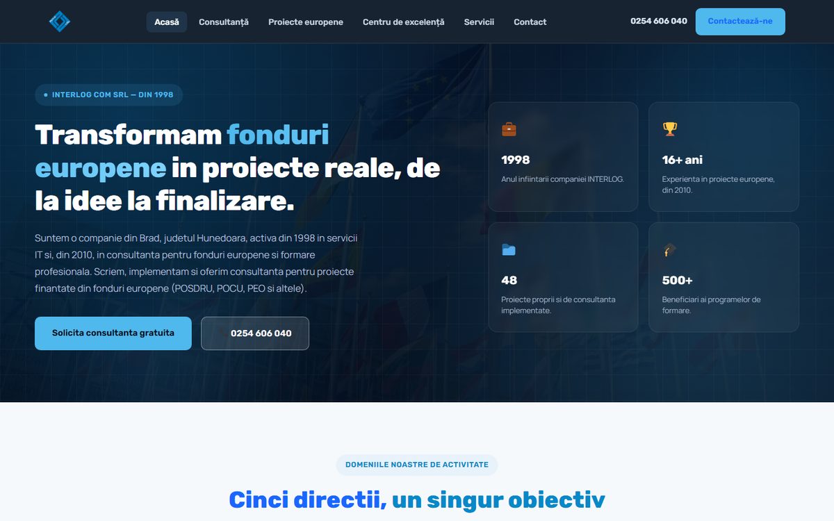 Captură Interlog COM SRL